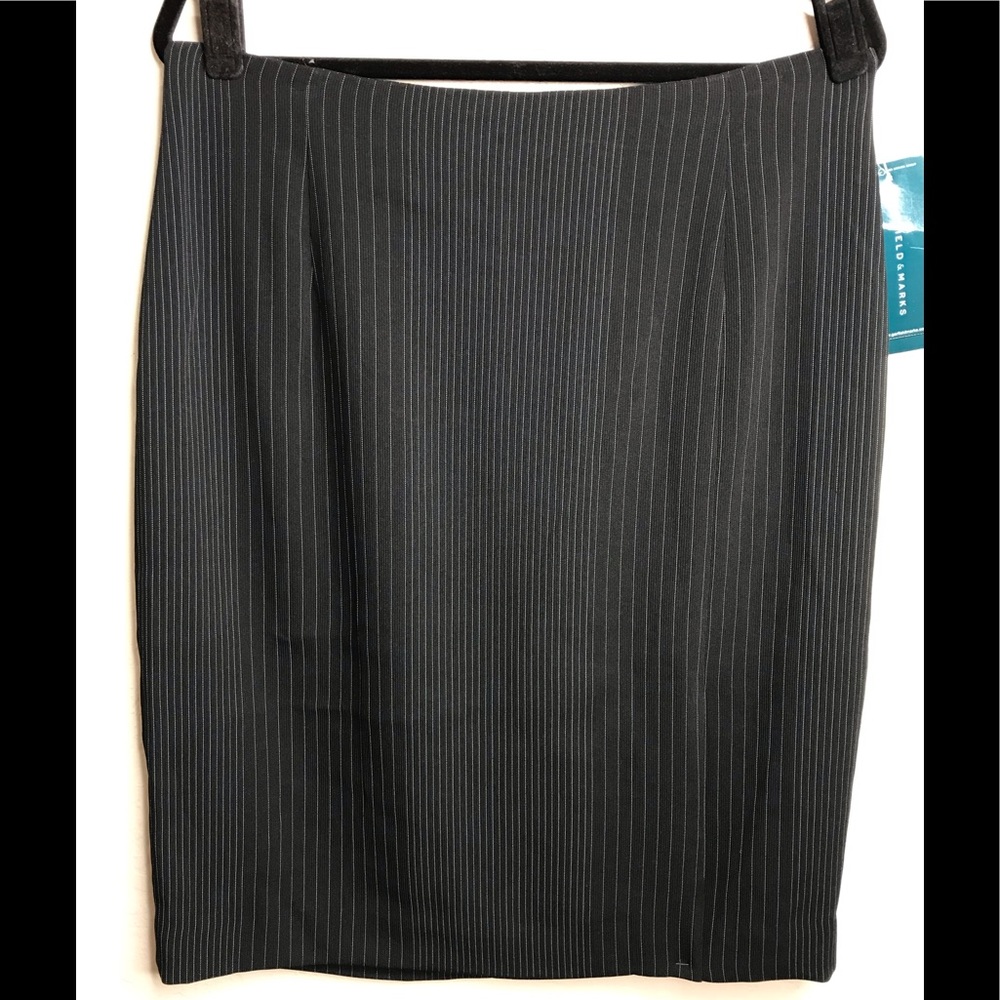 GARFIELD & MARKS  Pinstripe Career Skirt 14 - Picture 2 of 9